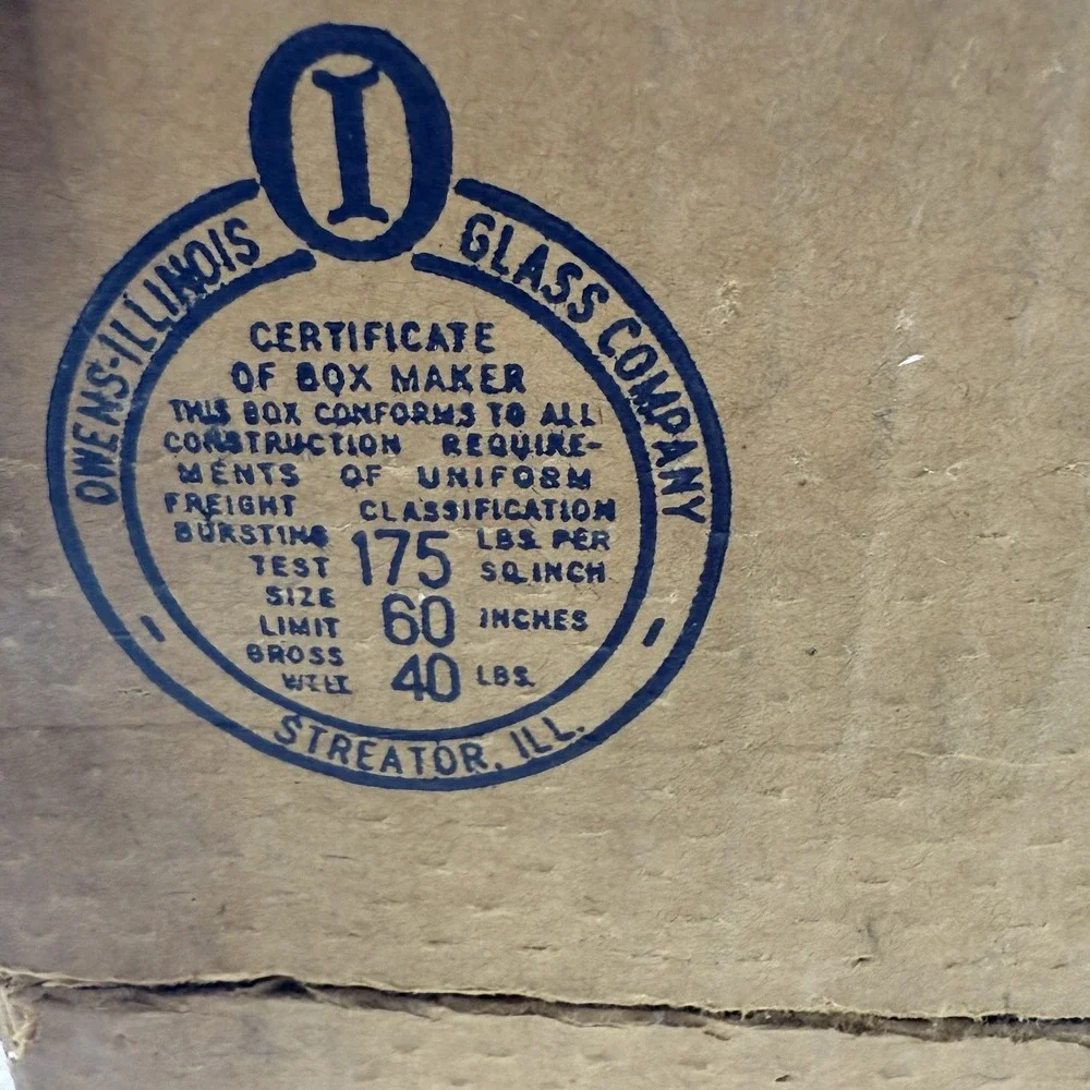 Lot 20 Vintage Kraft Cheese Swanky Swigs Glasses Owens Original Box (2) Juice Sm
